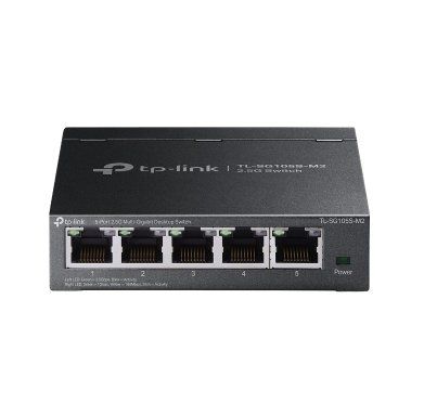 TP-LINK TL-SG105S-M2 Standard Network Switch - 5 port, Black