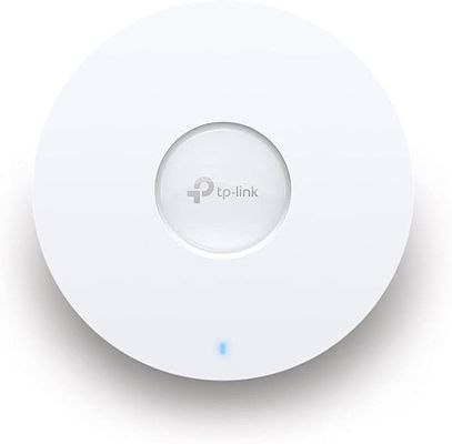 TP-Link Omada AX5400 Ceiling Mount WiFi 6 Access Point 2.4 GHz 5 GHz 5400 Mbit/s SNMP SNMPv2 SNMPv3 WPA-Enterprise WPA-Personal WPA2-Enterprise WPA2-Personal WPA3-Enterprise 1010010002500 Mbit/s