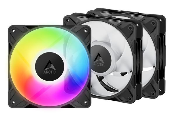 ARCTIC Freezer P12 Pro A-RGB - 3 Pack - 120 mm A-RGB PWM Fan with Cabl