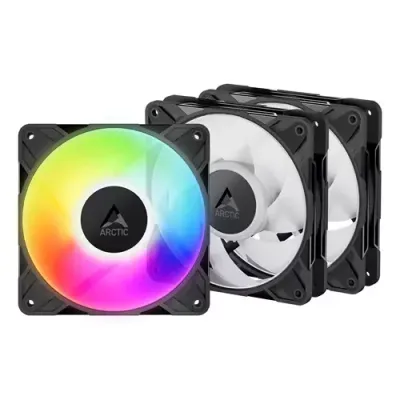 ARCTIC Freezer P12 Pro A-RGB - 3 Pack - 120 mm A-RGB PWM Fan with Cabl - Thumbnail 2