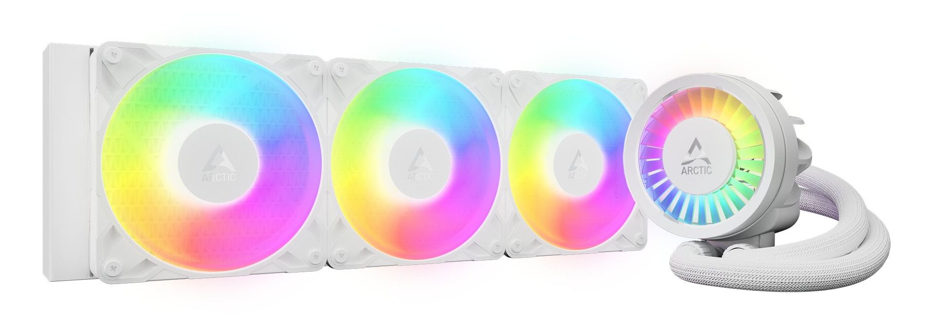 ARCTIC Liquid Freezer III Pro 360 A-RGB (White) - Multi Compatible All-in-One CPU Water Cooler with A-RGB - Image 1