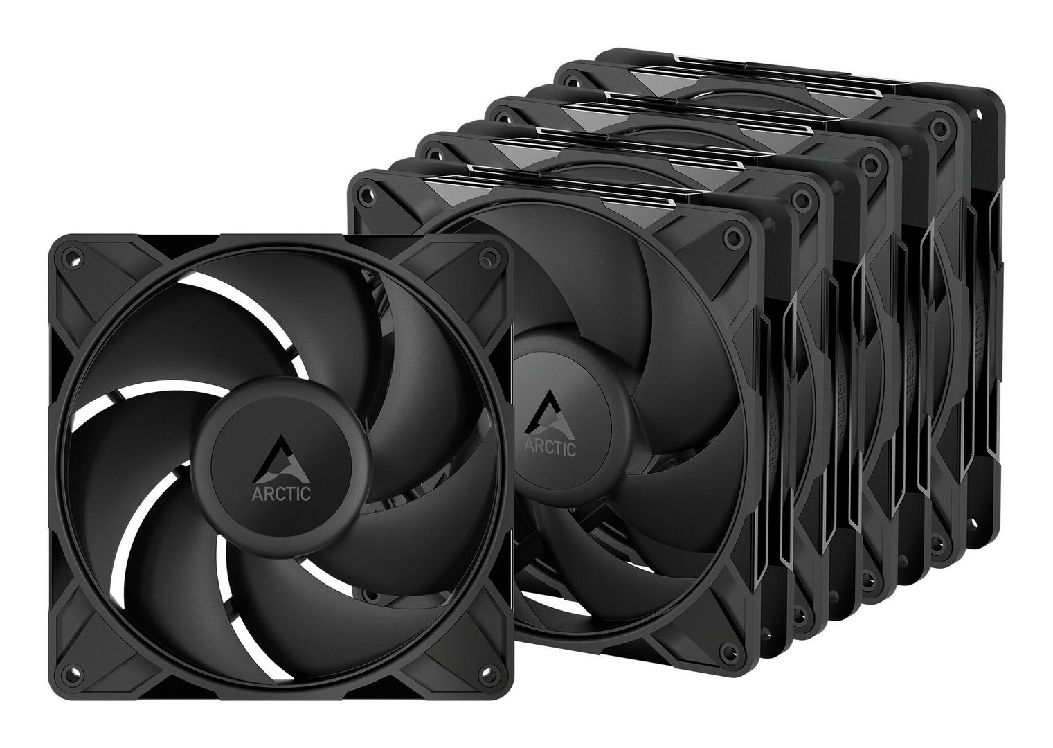ARCTIC P14 Pro PST - 5 Pack 140 mm PWM Fan with Cable Splitter - Image 1