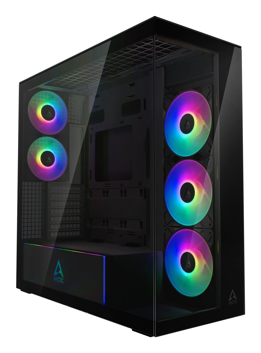 ARCTIC Xtender (Mirror Black) Premium E-ATX PC Case - Image 1