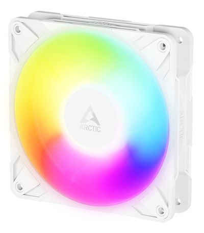 ARCTIC Freezer P12 Pro Reverse A-RGB (White) - 120 mm A-RGB PWM Fan with Cable Splitter - Thumbnail 2