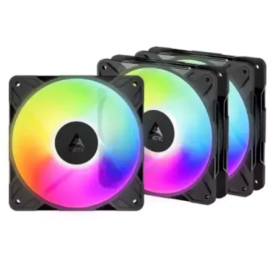 ARCTIC Freezer P12 Pro Reverse A-RGB - 3 Pack Computer case Fan 12 cm Black 3 pc(s) - Thumbnail 3