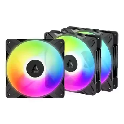 ARCTIC Freezer P14 Pro Reverse A-RGB - 3 Pack - 140 mm A-RGB PWM Fan with Cable Splitter - Thumbnail 2