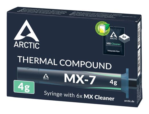 ARCTIC MX-7 - ULTIMATE Performance Thermal Paste with 6x MX Cleaner