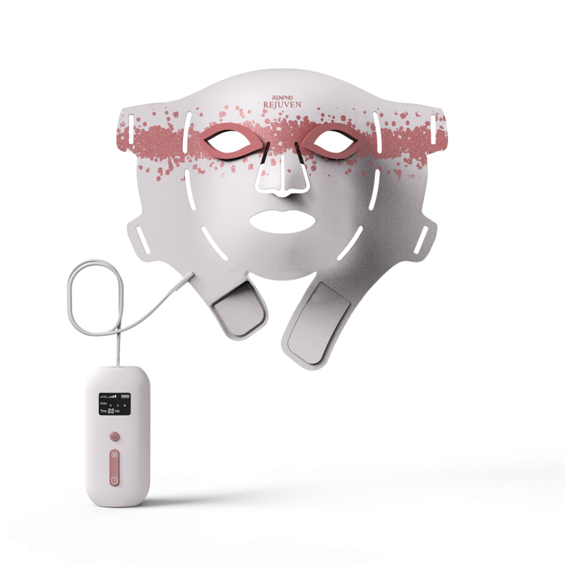 RENPHO Artemis Blush 4-Mode LED Face Mask - White, White - Image 1