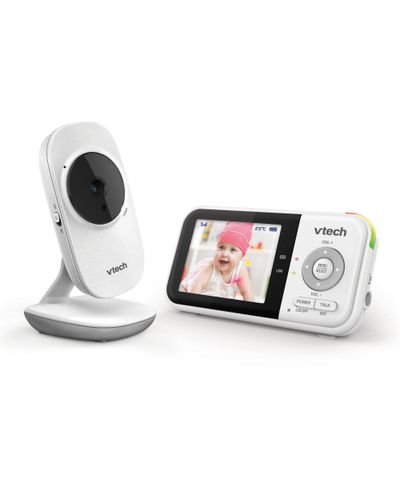 VTECH VM819 2.8" LCD Display Video Baby Monitor - White