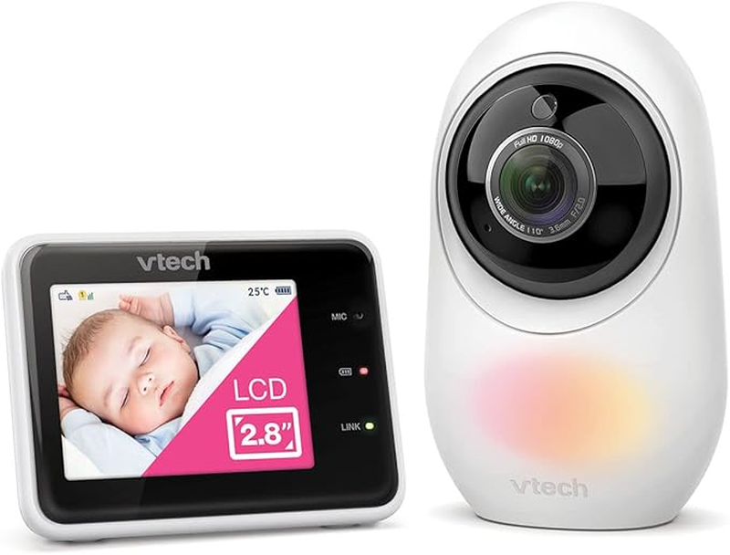 VTECH RM2751 2.8" Full HD Smart Video Baby Monitor - White - Image 1