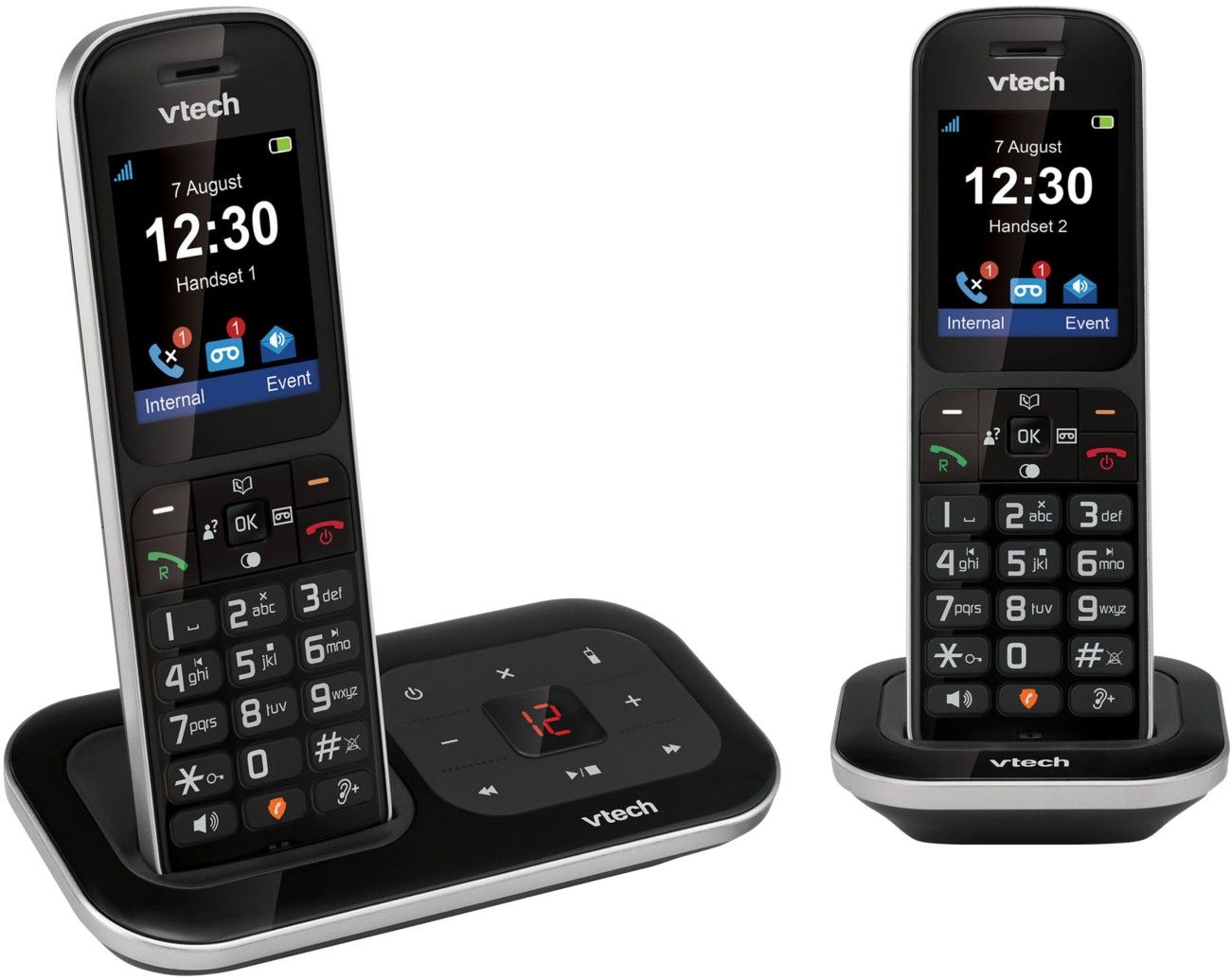 VTECH DECT Designer LS1351 Cordless Phone - Black, Black - Image 1