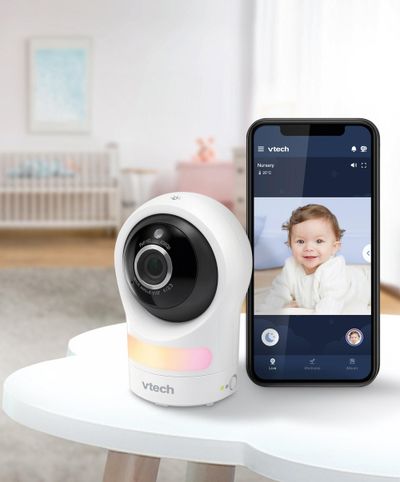 VTECH RM9761 Pan & Tilt Smart Video Baby Monitor - White