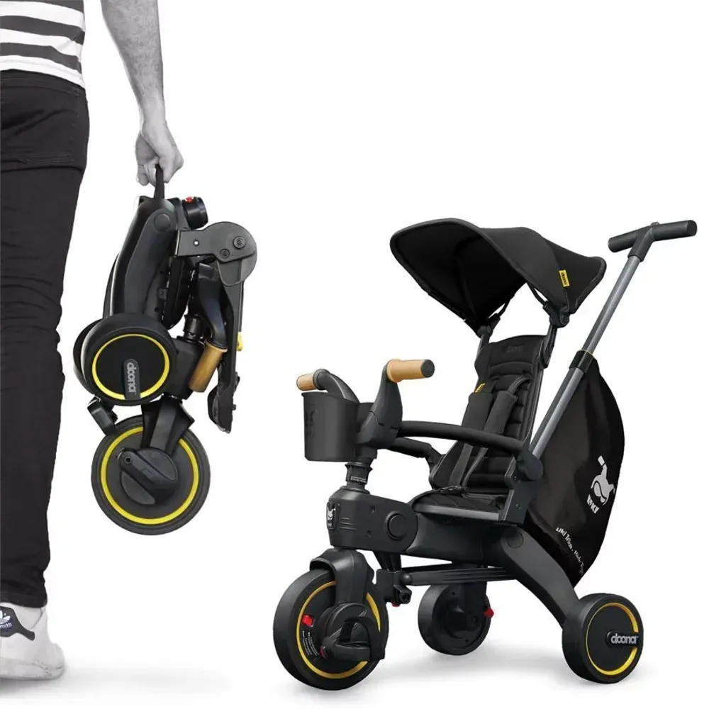 Doona Liki S5 Trike Deluxe Nitro Black - Image 1