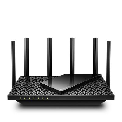 TP-LINK Archer AXE75 WiFi Cable & Fibre Router - AXE 5400, Tri-band, Black