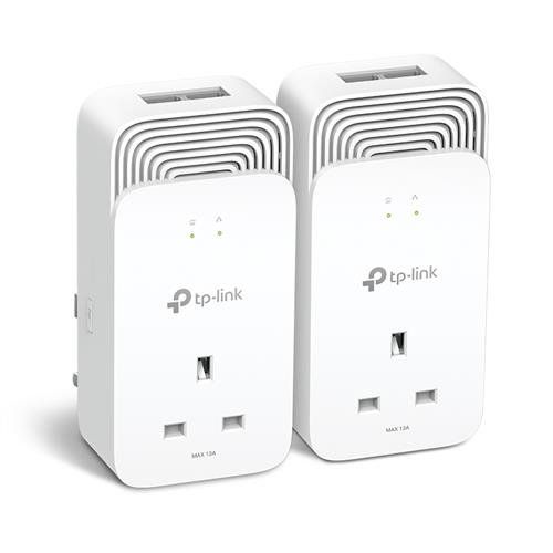 TP-Link PG2400P KIT PowerLine network adapter 1428 Mbit/s Ethernet LAN White 2 pc(s) - Image 1