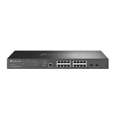 TP-Link Omada 16-Port 2.5G and 2-Port 10GE SFP+ L2+ Managed Switch with 8-Port PoE+ - Thumbnail 2