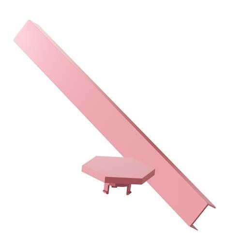 NANOLEAF Lines 60 Degrees Skins Cover & Mounting Cap Set - Matte Pink - Image 1