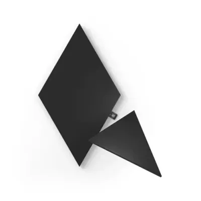 NANOLEAF Shapes Triangle Smart Lights Expansion Pack - Ultra Black, Pack of 3 - Thumbnail 2