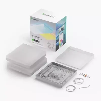 NANOLEAF Ceiling Light Panel Kit - Pack of 3 - Thumbnail 2