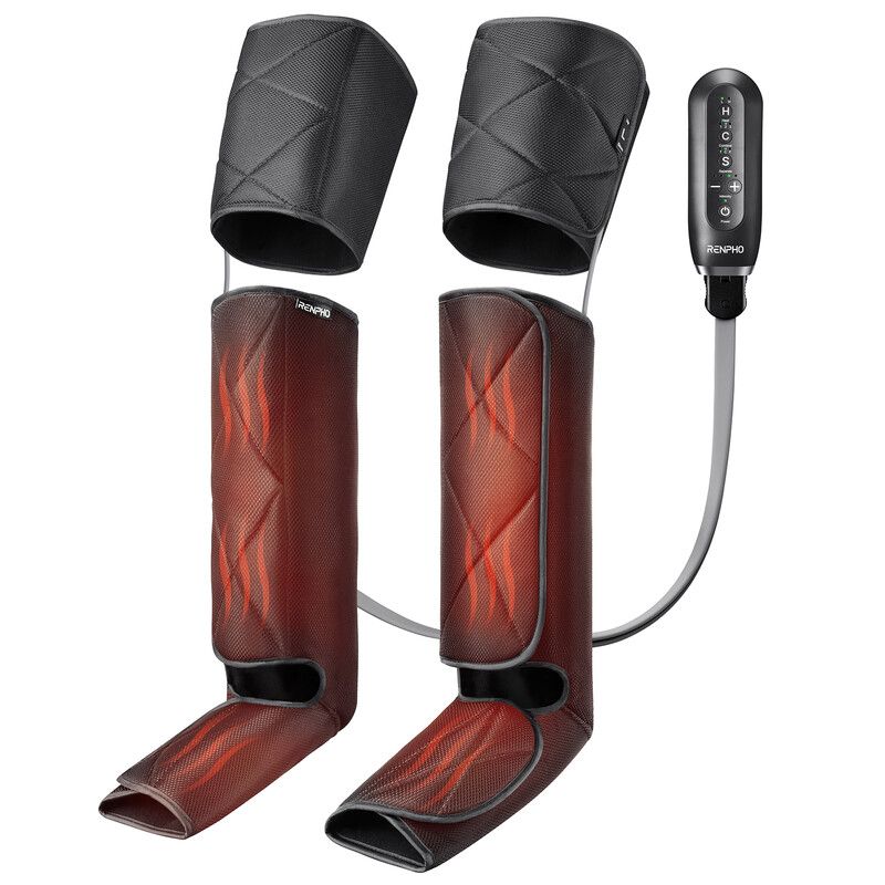 RENPHO Aeria Ultimate Thermal Full Leg Massager - Black - Image 1