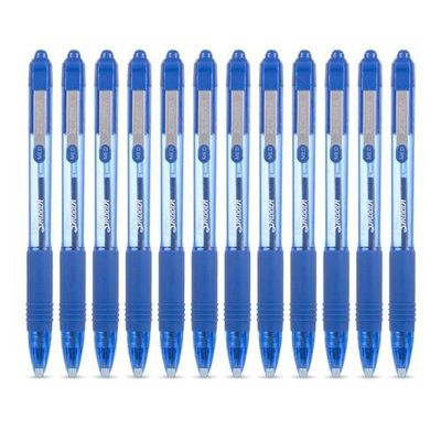 Zebra Z-Grip Smooth Retractable Ballpoint Pen 1.0Mm Tip Blue (Pack 12) - 22562