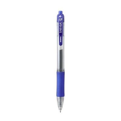 Zebra Sarasa Retractable Gel Rollerball Pen 0.7mm Tip 0.5mm Line Blue (Pack 12) - 46820