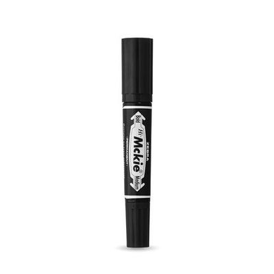 Zebra HI Mckie Bold Double Ended Black Ink Permanent Marker Box 10