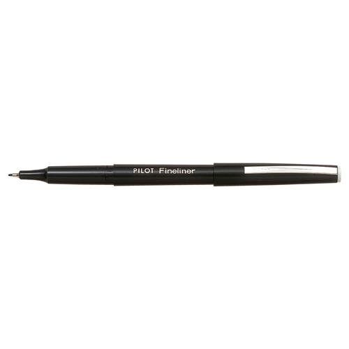 Pilot Fineliner Pen 1.2Mm Tip 0.4Mm Line Black (Pack 12) - 4902505085949/Sa - Image 1