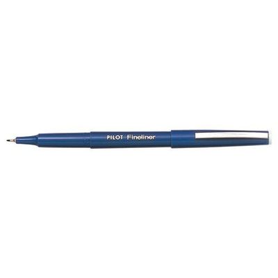 Pilot Fineliner Pen 1.2Mm Tip 0.4Mm Line Blue (Pack 12) - 4902505085963/Sa