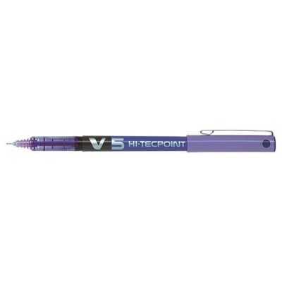 Pilot Hi-Tecpoint V5 Stick pen Purple 12 pc(s)
