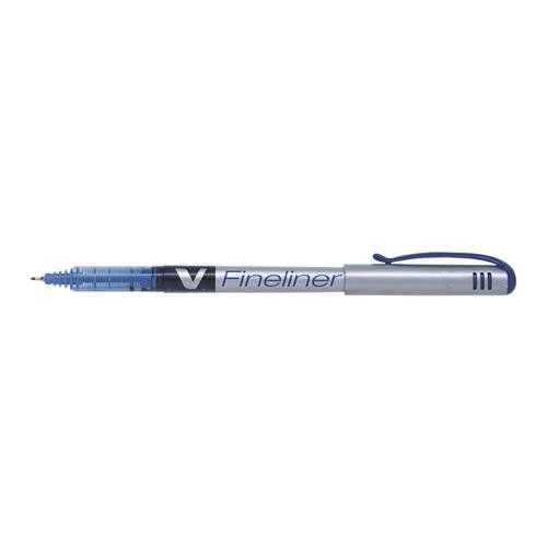 Pilot V Sign Liquid Ink Pen 2mm Tip 0.6mm Line Blue (Pack 12) - 301101203 - Image 1