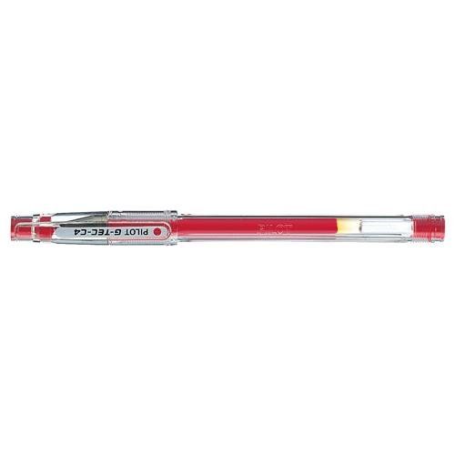 Pilot G-Tec C4 Microtip Gel Rollerball Pen 0.4mm Tip 0.2mm Line Red (P - Image 1