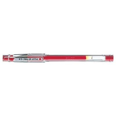 Pilot G-Tec C4 Microtip Gel Rollerball Pen 0.4mm Tip 0.2mm Line Red (P