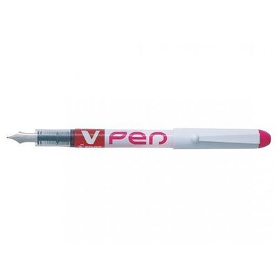 Pilot V-Pen Erasable Disposable Fountain Pen Pink (Pack 12) - 631101209