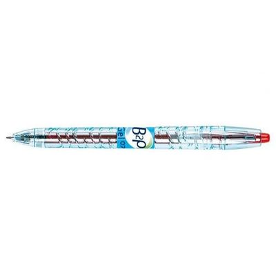 Pilot B2P Gel Clip-on retractable pen Red