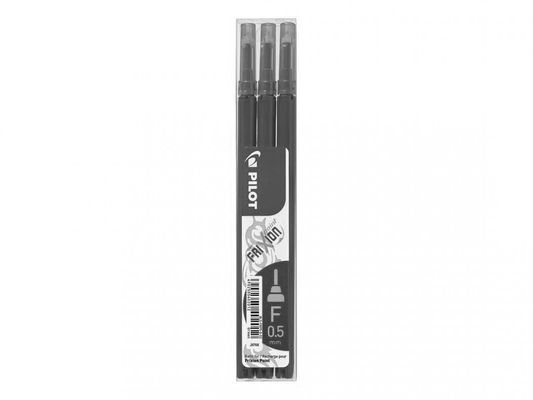 Pilot Refill for FriXion Point Pens 0.5mm Tip Black (Pack 3) - 7630030
