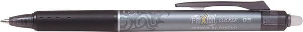 Pilot FriXion Clicker Erasable Retractable Gel Rollerball Pen 0.5mm Ti