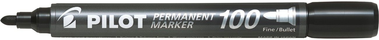 Pilot Permanent Marker 100 Black - Image 1