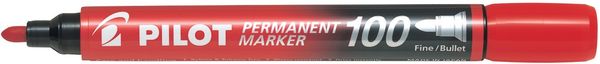 Pilot Permanent Marker 100 Red
