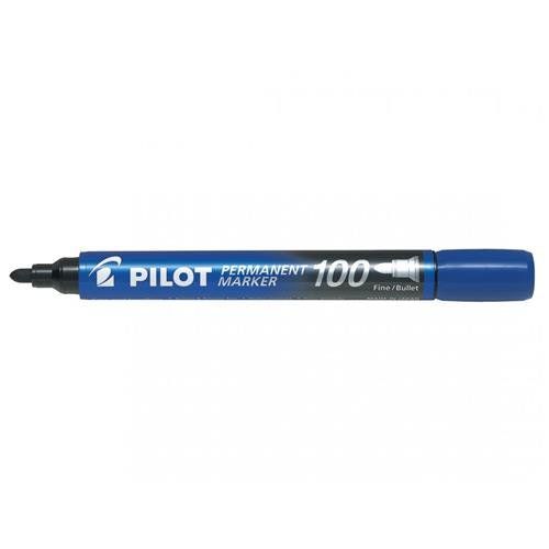 Pilot Permanent Marker 100 Blue - Image 1