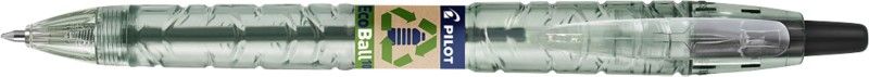 Pilot Ecoball Recycled Retractable Ballpoint Pen 1.0mm Tip 0.27mm Line Black (Pack 10) 4902505621581 - Image 1