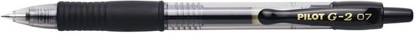 Pilot G-2 Plus Begreen Gel Ink Rollerball Medium Black (Pack of 12) PUJ163166