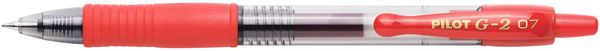 Pilot G-2 Plus Begreen Gel Ink Rollerball Medium Red (Pack of 12) PUJ163173