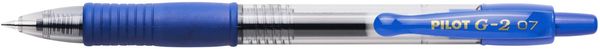 Pilot G-2 Plus Begreen Gel Ink Rollerball Medium Blue (Pack of 12) PUJ163180