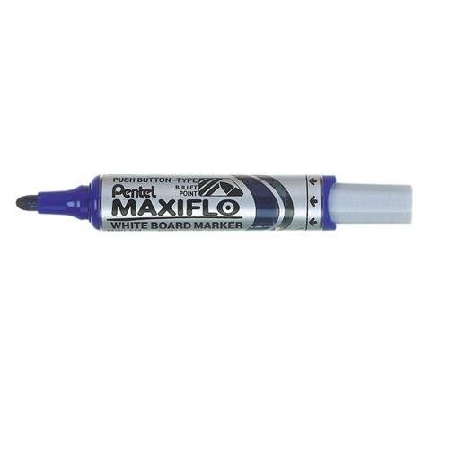 Pentel MWL5M-CO marker 12 pc(s) Bullet tip Blue - Image 1