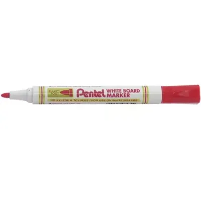 Pentel MW85 marker 12 pc(s) Bullet tip Red - Thumbnail 2