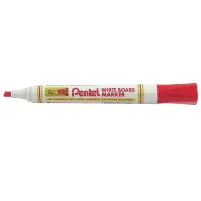 Pentel MW86 marker 12 pc(s) Chisel tip Red - Thumbnail 2