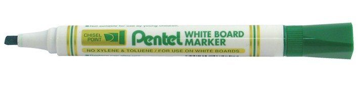 Pentel MW86 marker 12 pc(s) Chisel tip Green - Image 1