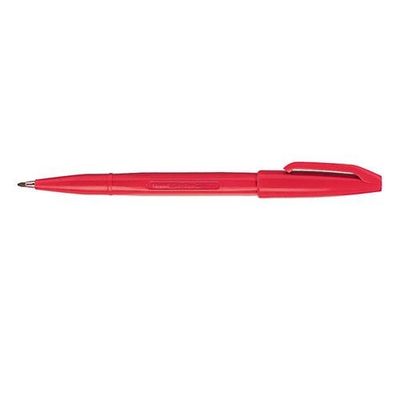 Pentel Sign Pen fineliner Red Fine 12 pc(s)