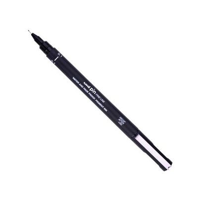 uni PIN01-200(S) Pigment Ink Fine Line Pen 0.1mm Tip Black (Pack 12) - 288902000